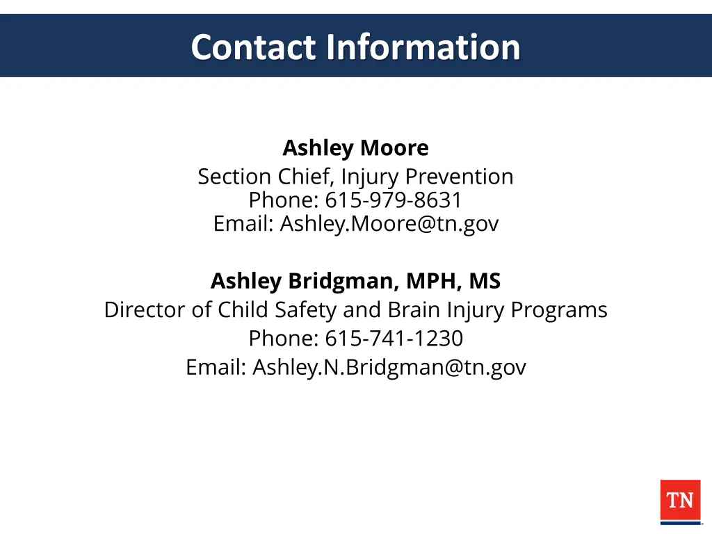 contact information