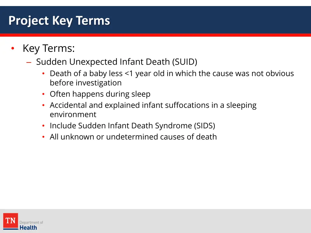 project key terms