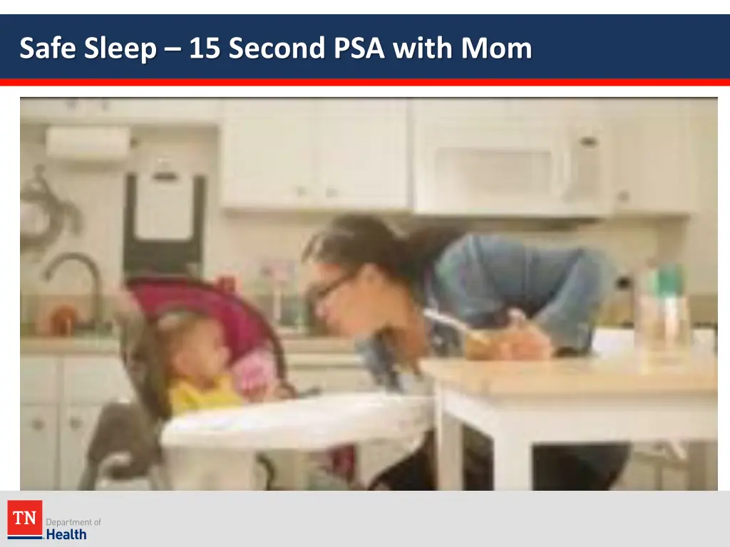 safe sleep 15 second psa with mom