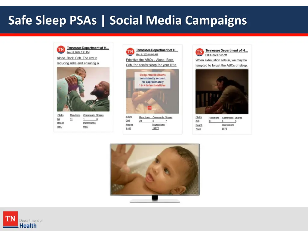 safe sleep psas social media campaigns