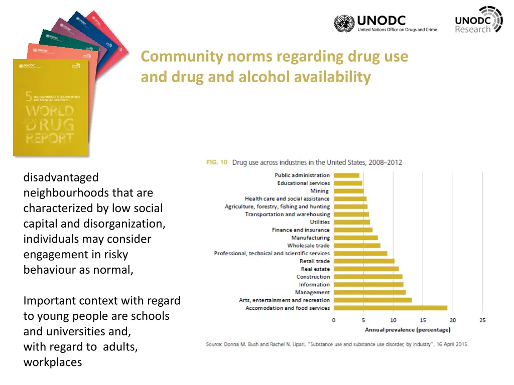 community norms regarding drug use and drug