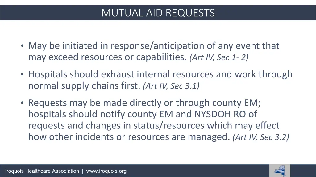 mutual aid requests