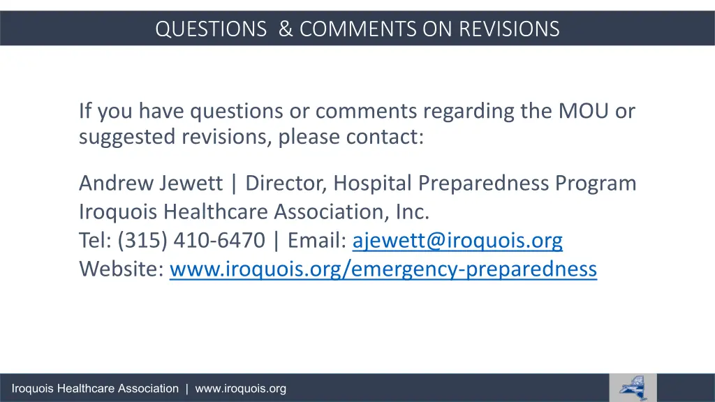 questions comments on revisions