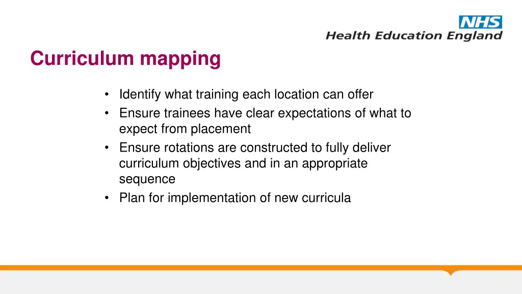 curriculum mapping