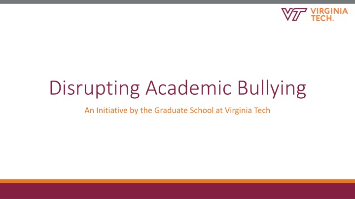 disrupting academic bullying