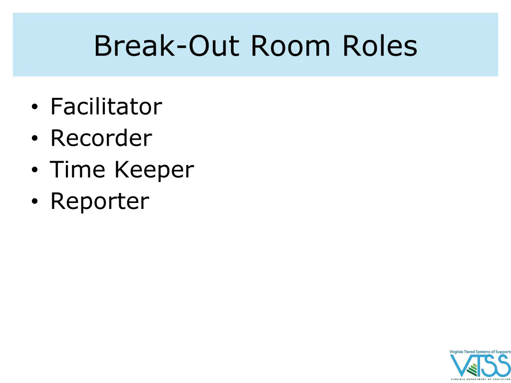 break out room roles