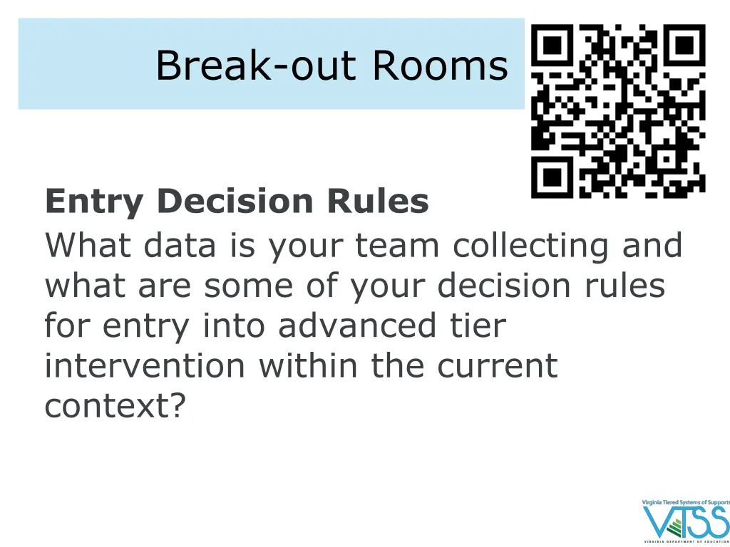 break out rooms