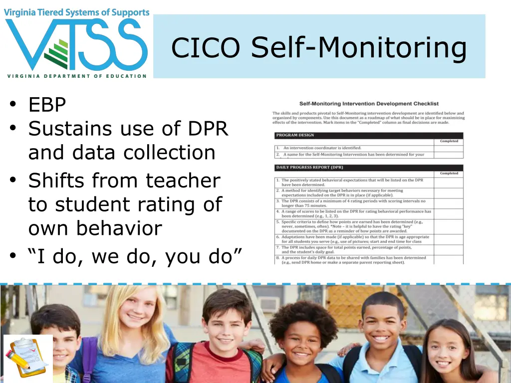 cico self monitoring