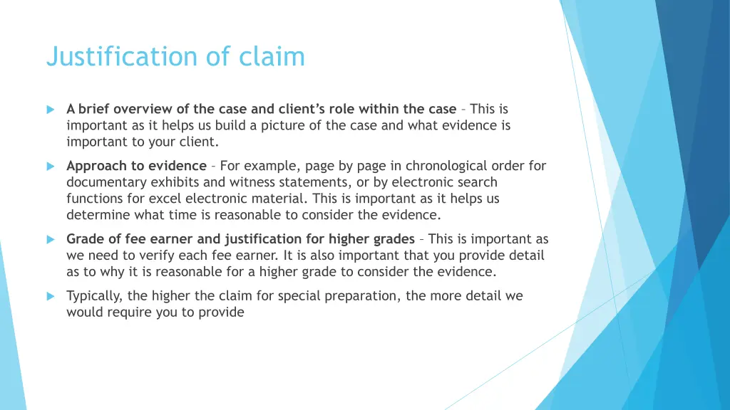 justification of claim 1