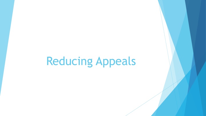 reducing appeals