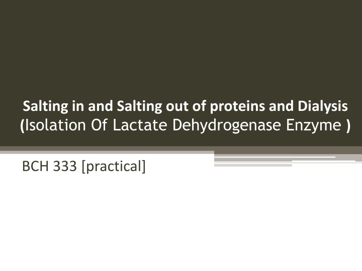 salting in and salting out of proteins