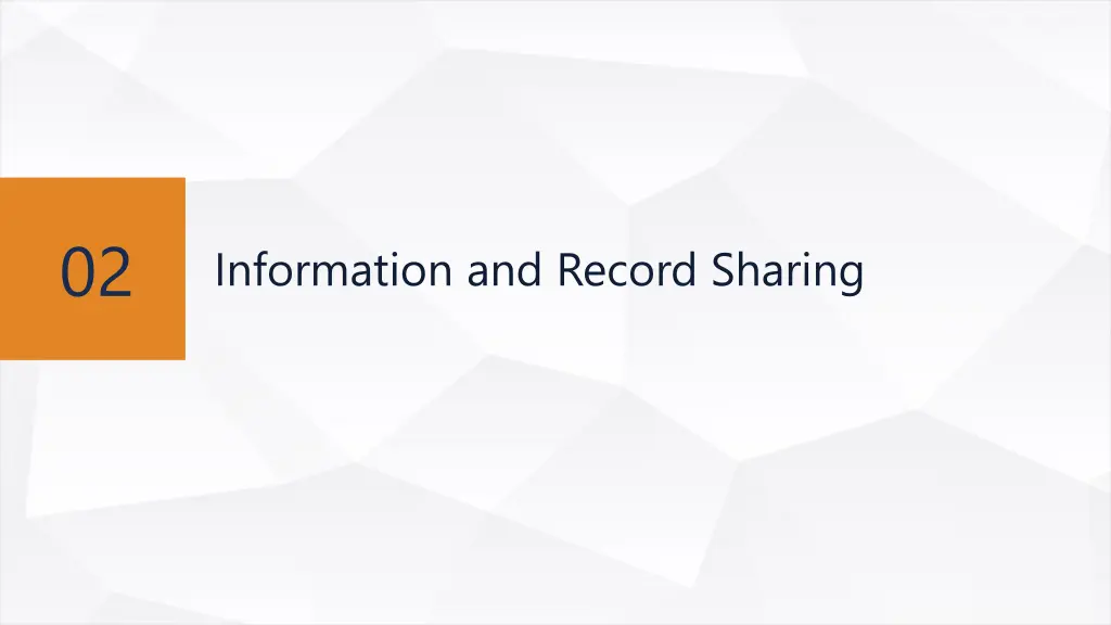 02 information and record sharing