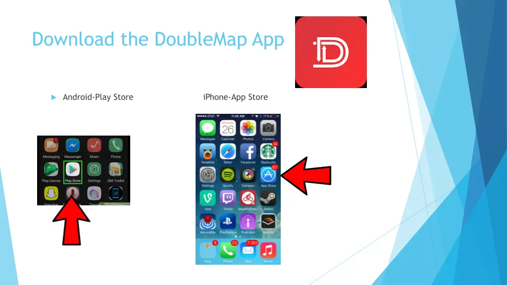 download the doublemap app