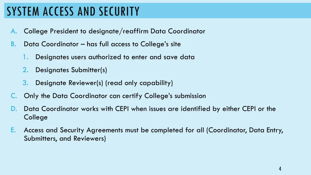 system access and security