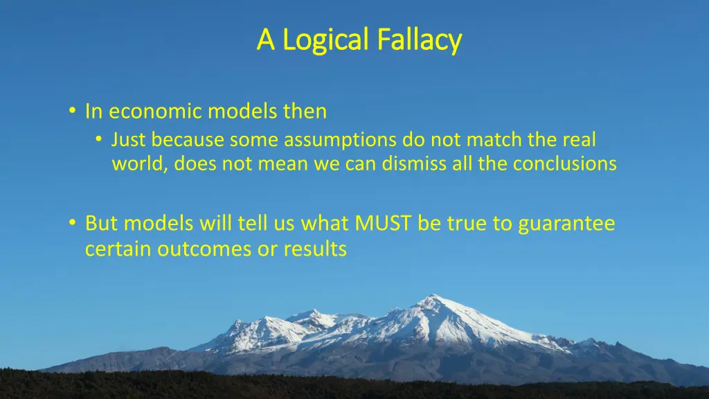 a logical fallacy a logical fallacy 1