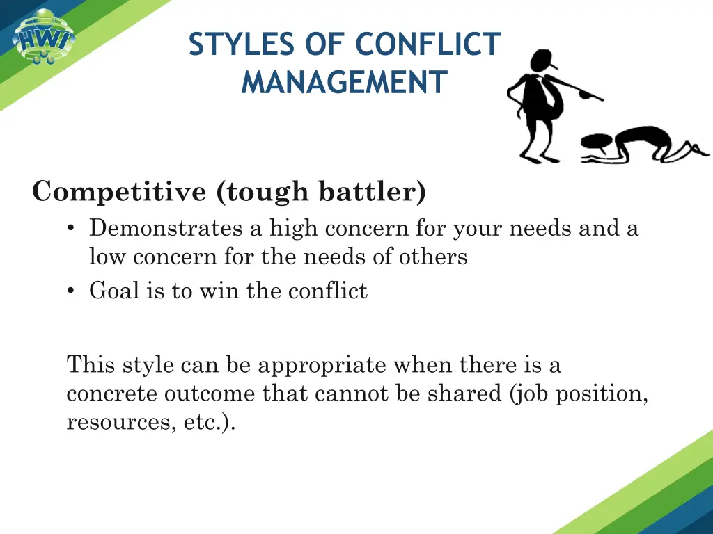 styles of conflict management 3