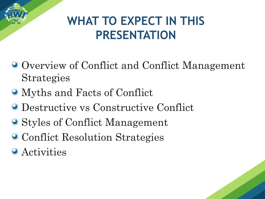 what to expect in this presentation