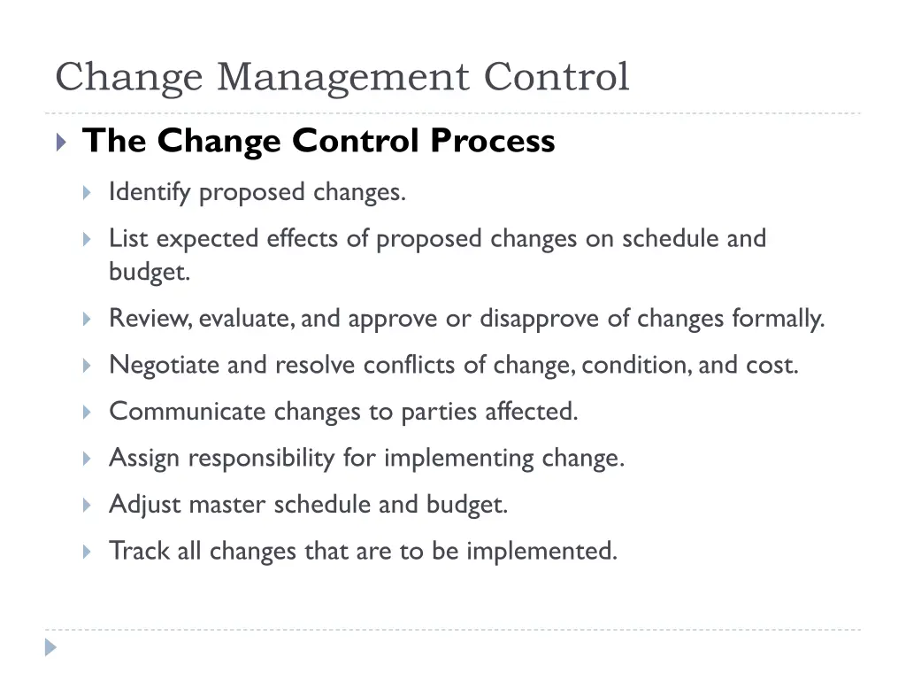 change management control 1