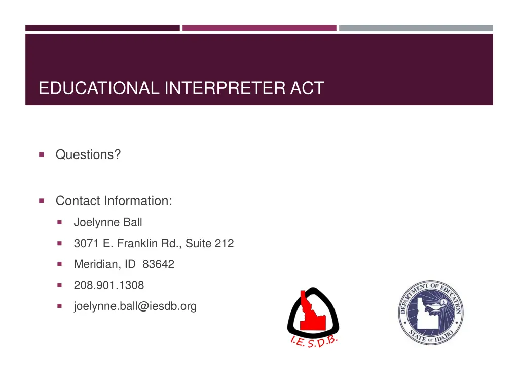 educational interpreter act 2