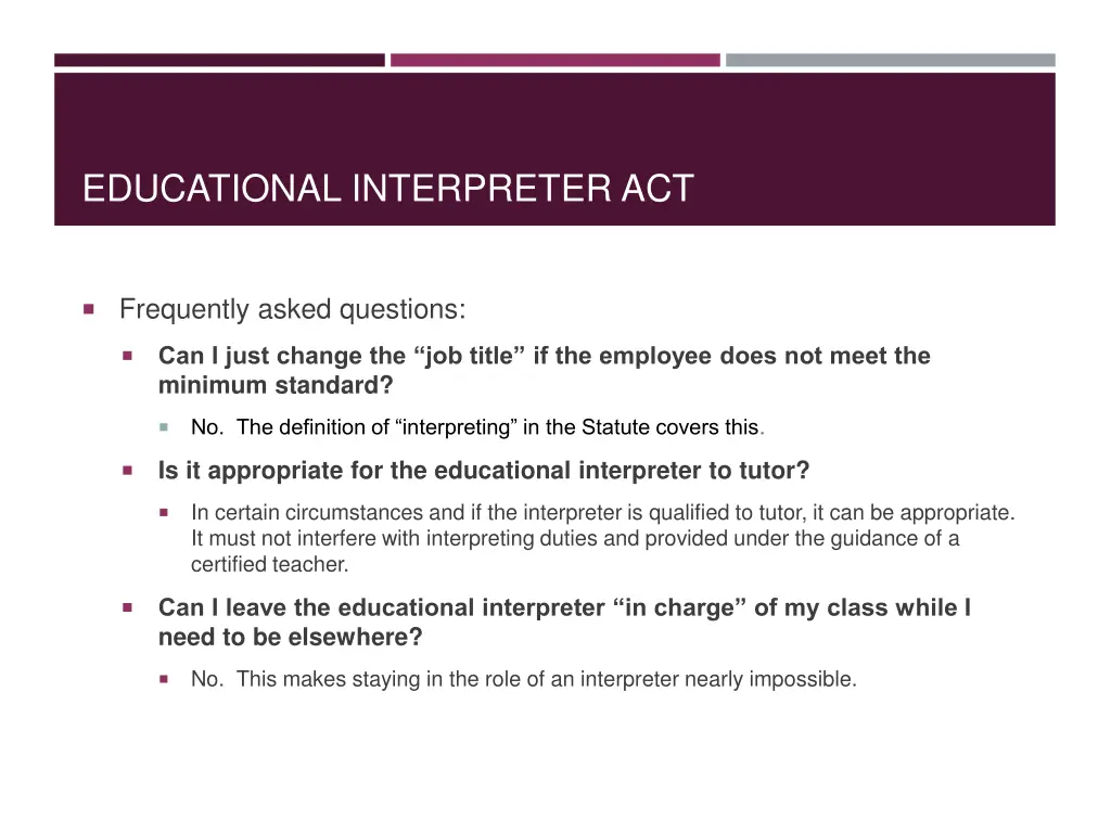 educational interpreter act