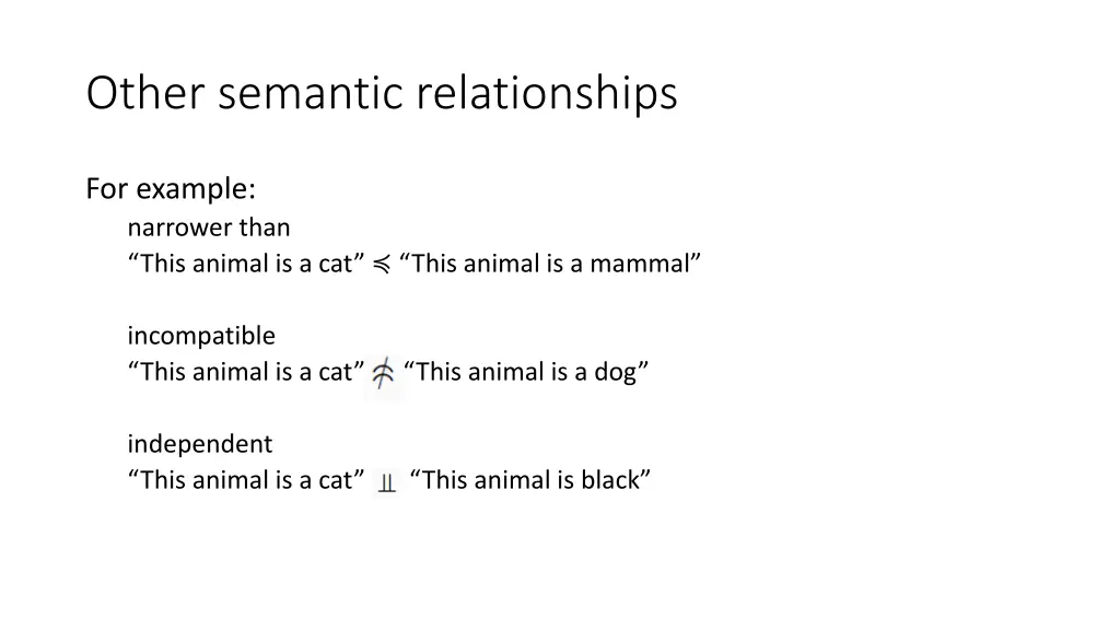 other semantic relationships 1