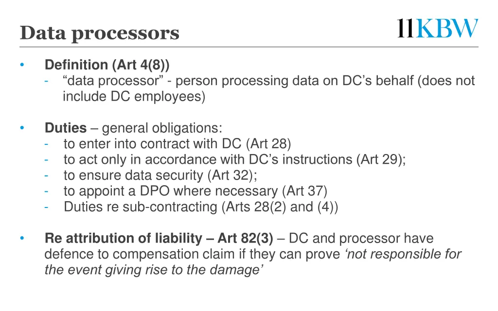 data processors