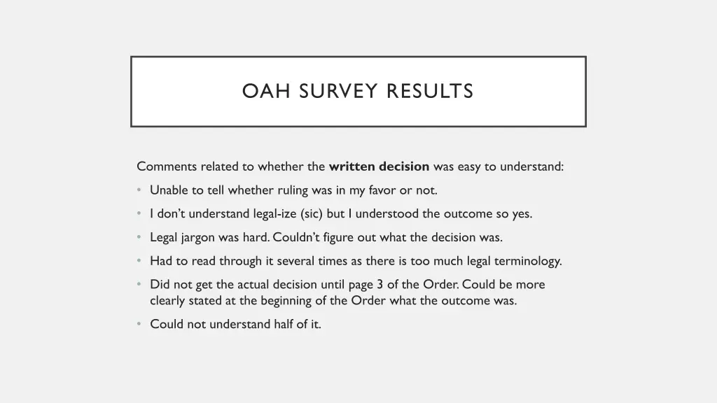 oah survey results 1