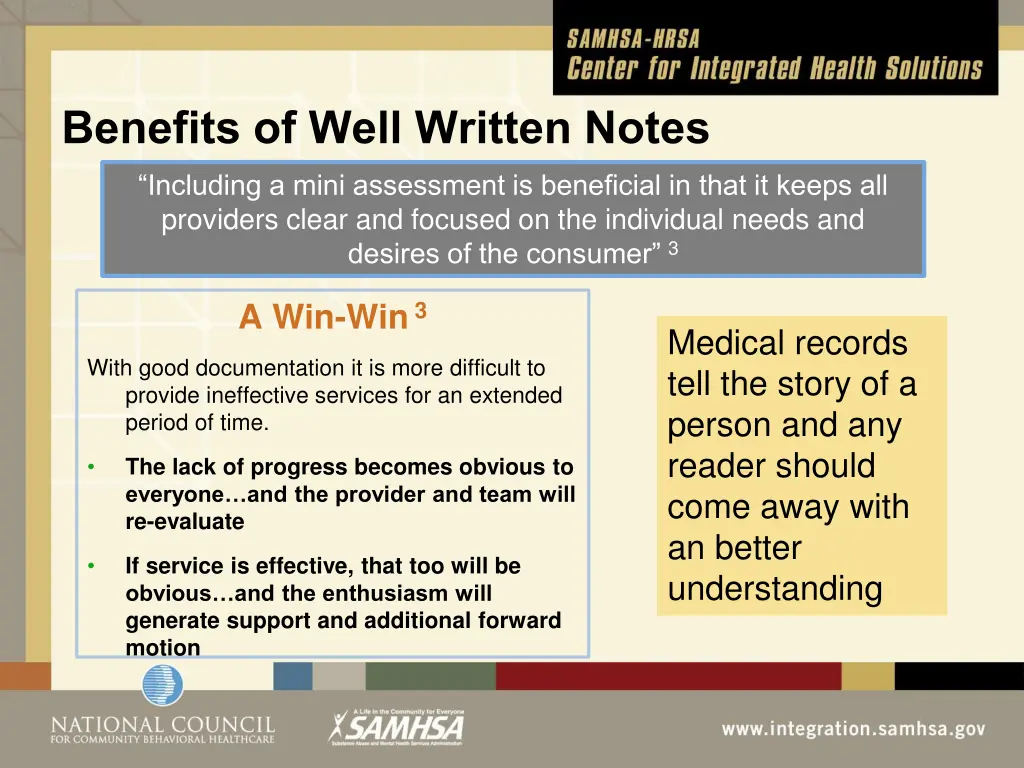 benefits of well written notes