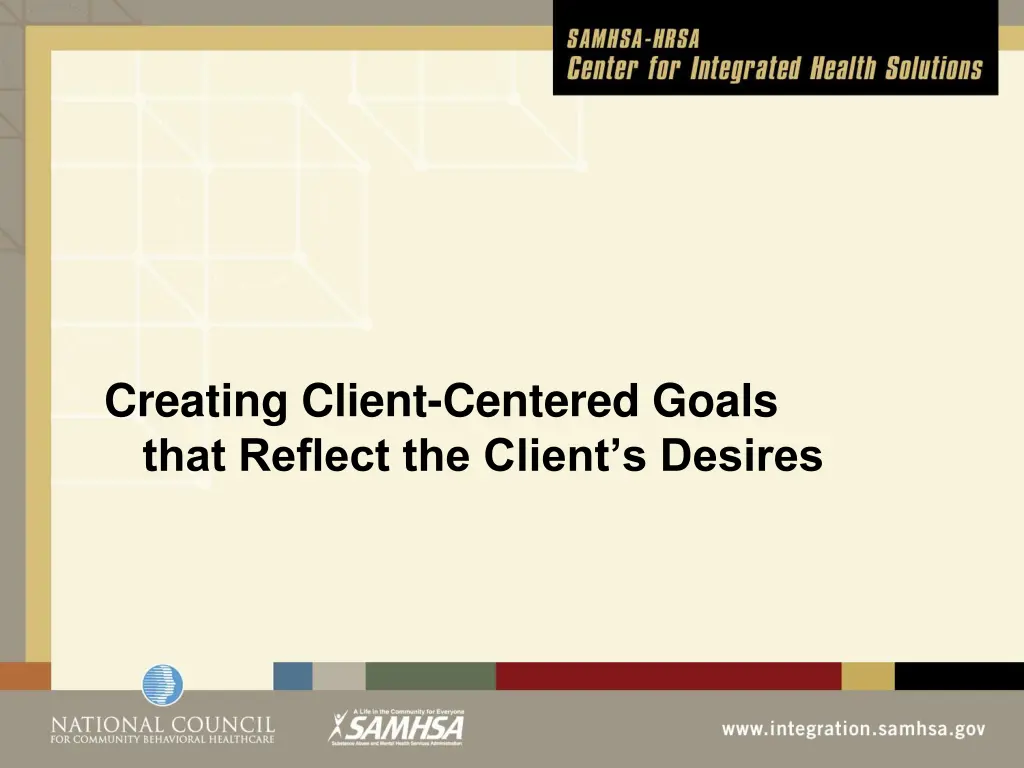 creating client centered goals that reflect