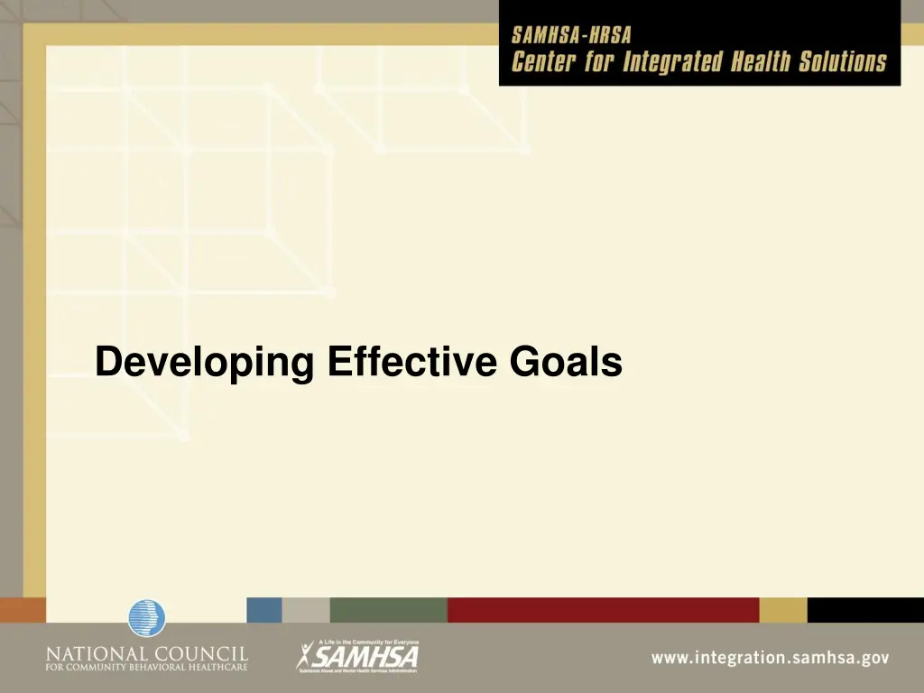 developing effective goals