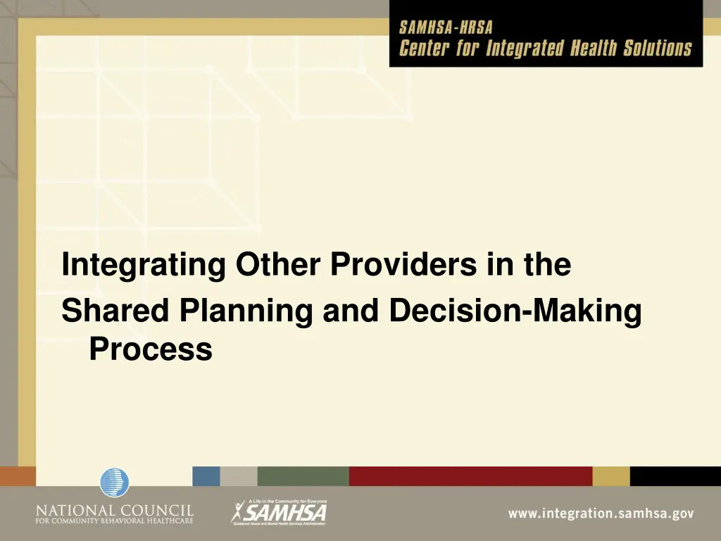 integrating other providers in the shared