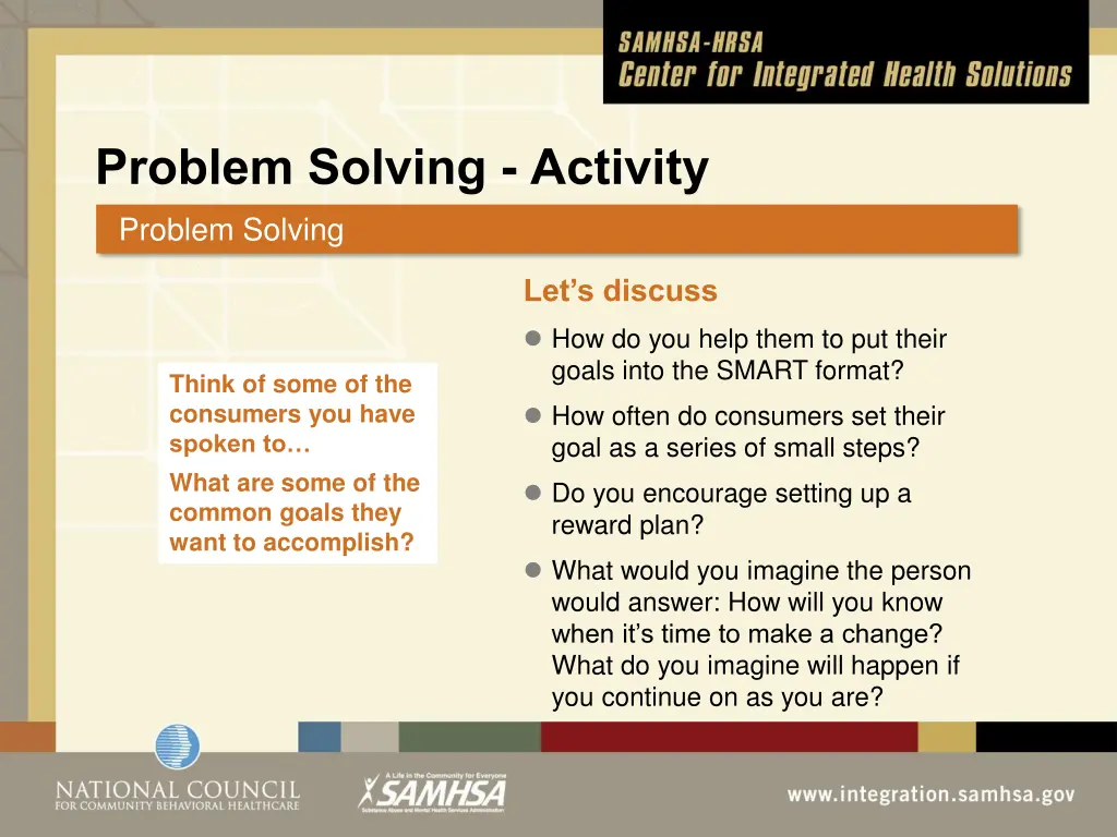 problem solving activity