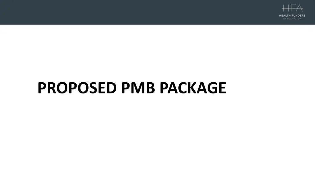 proposed pmb package