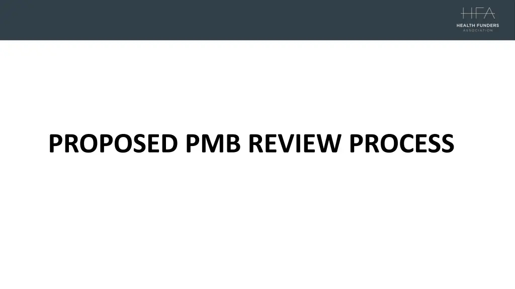 proposed pmb review process