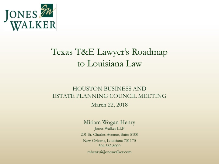 texas t e lawyer s roadmap to louisiana law