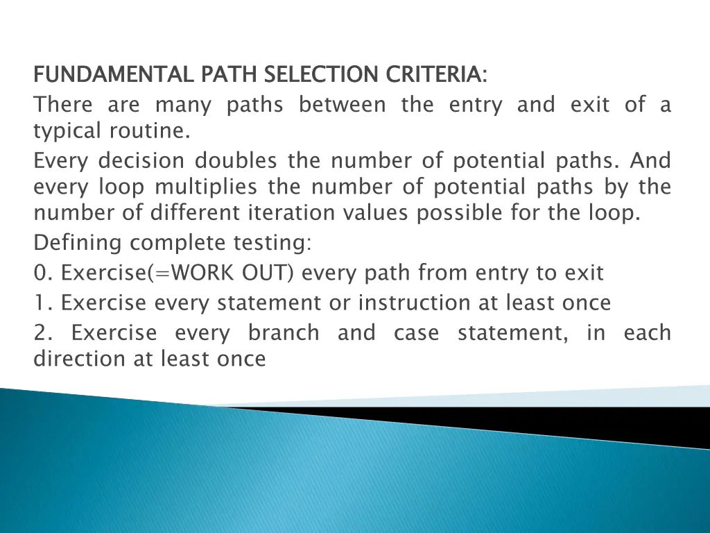 fundamental there are many paths between