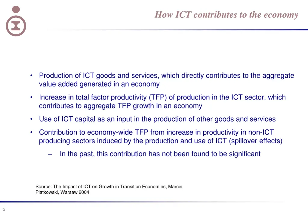 how ict contributes to the economy