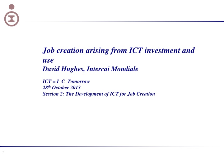 job creation arising from ict investment