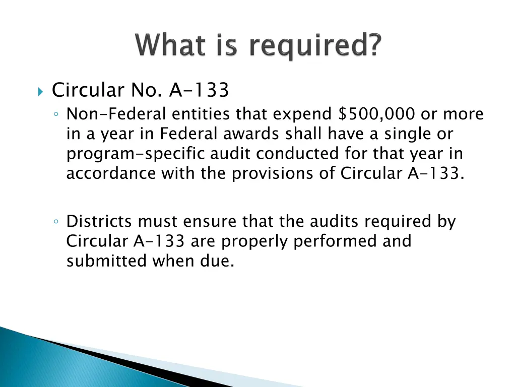 circular no a 133 non federal entities that