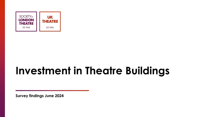 investment in theatre buildings