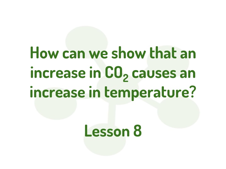 how can we show that an increase in co 2 causes