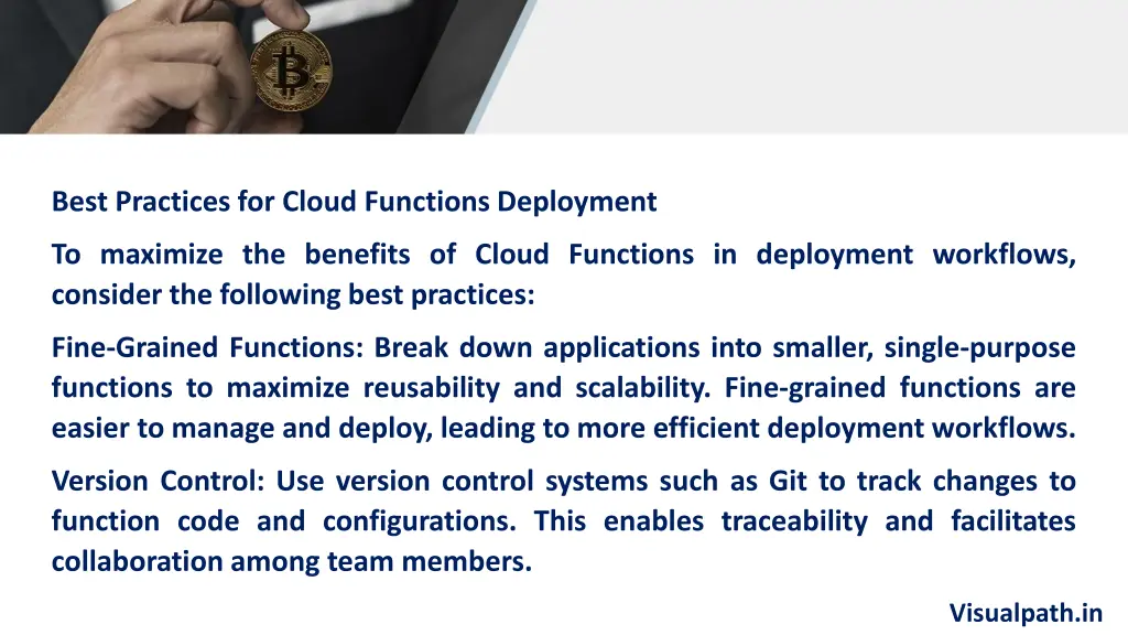 best practices for cloud functions deployment