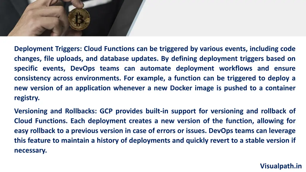 deployment triggers cloud functions