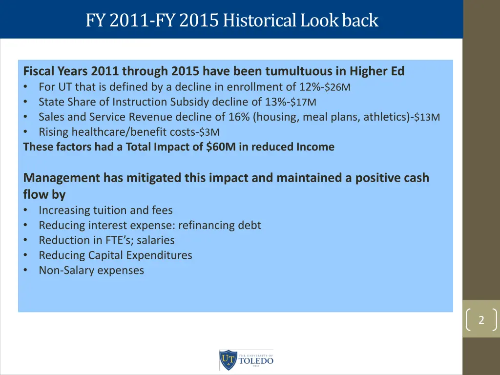 fy 2011 fy 2015 historical look back