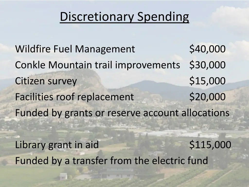 discretionary spending