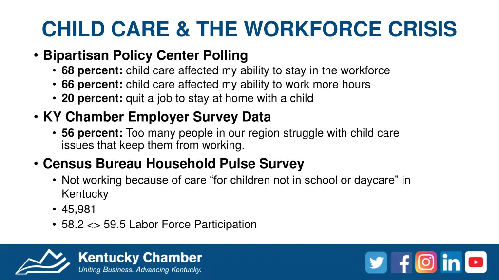 child care the workforce crisis bipartisan policy