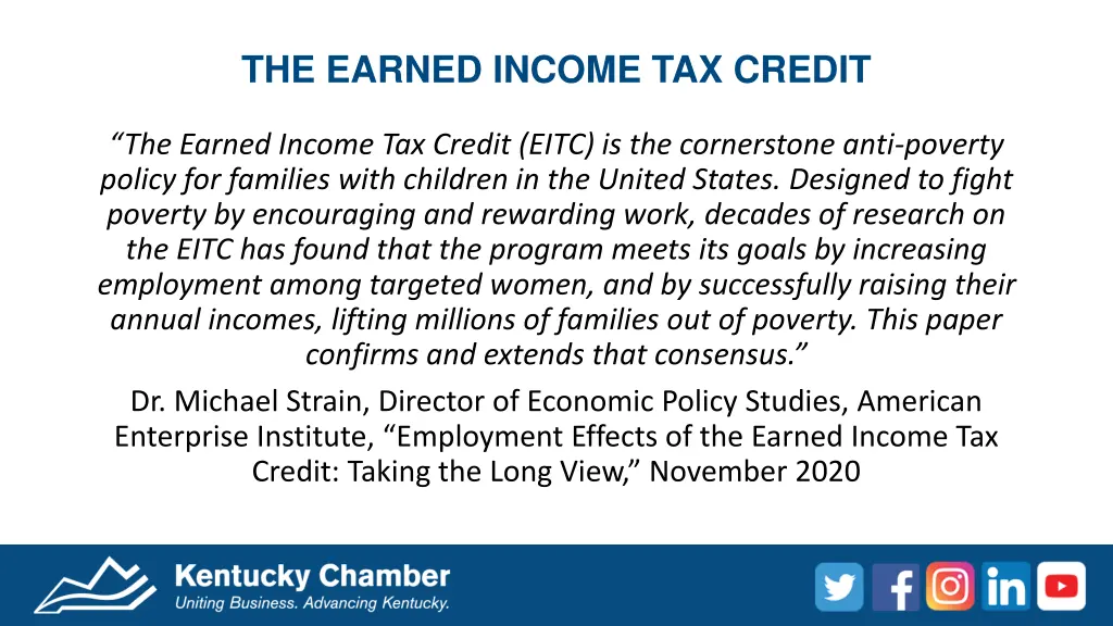 the earned income tax credit 1