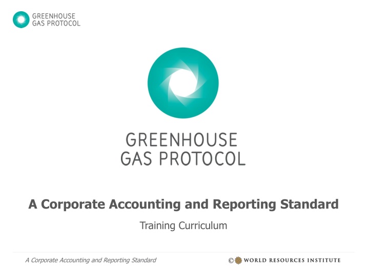 a corporate accounting and reporting standard