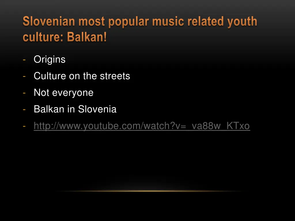 slovenian most popular music related youth