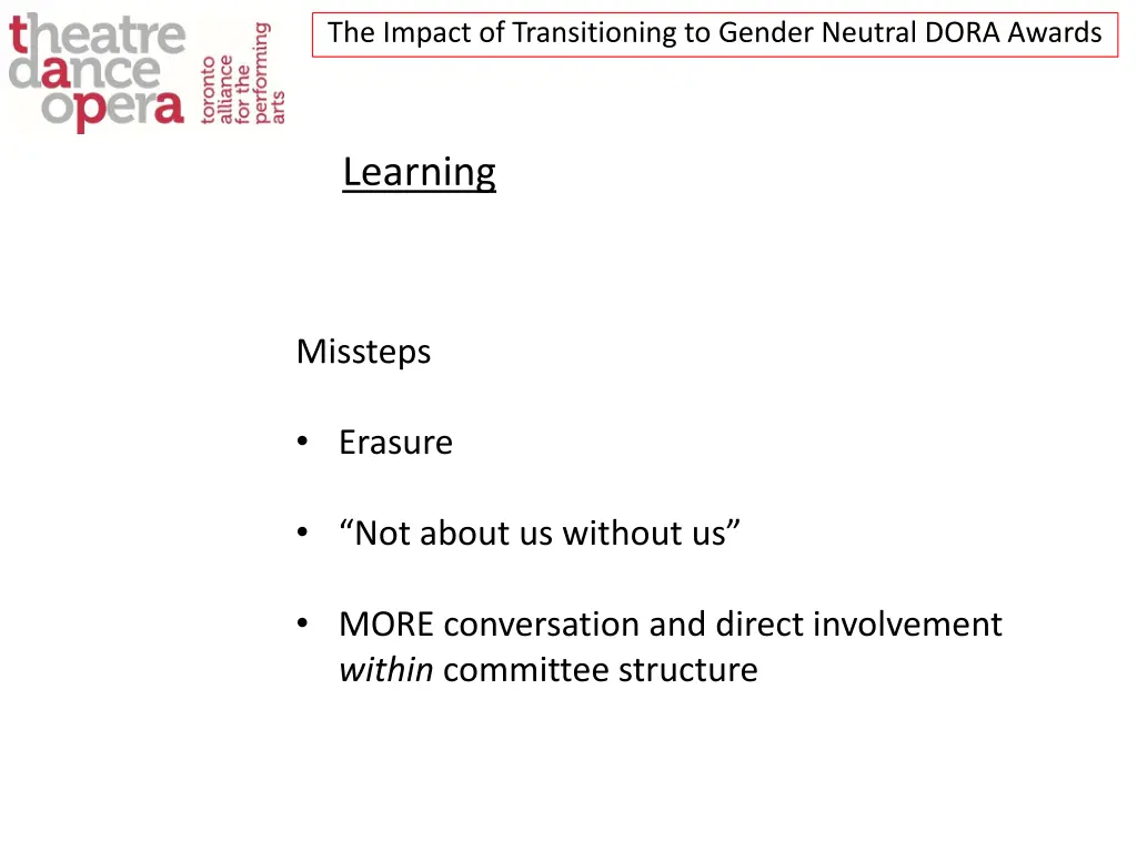 the impact of transitioning to gender neutral 17